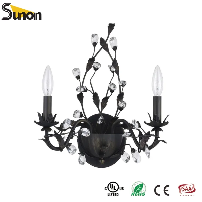 Vintage Iron 2 Light Wall Light